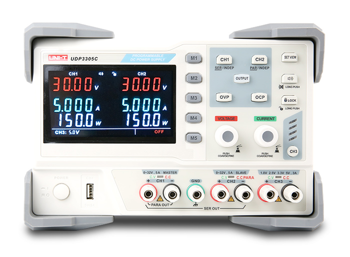 UNI-T DC τροφοδοτικό πάγκου UDP3305C, 3 κανάλια, 30V/5A, 315W - Image 3
