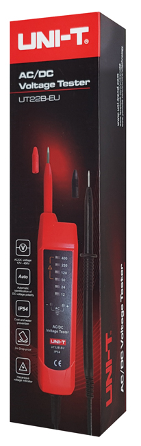 UNI-T μετρητής τάσης AC/DC UT22B-EU, 12V έως 400V, IP54 - Image 2