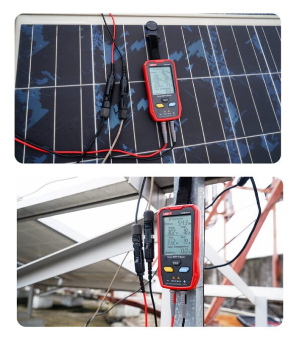 UNI-T tester φωτοβολταϊκών πάνελ UT673PV, 5~800W, 0~35A, 12~60V - Image 2