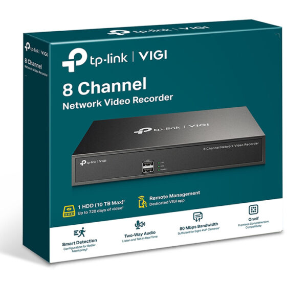 TP-LINK NVR καταγραφικό VIGI NVR1008H, 8MP, 8 κανάλια, Ver. 2.0 - Image 6