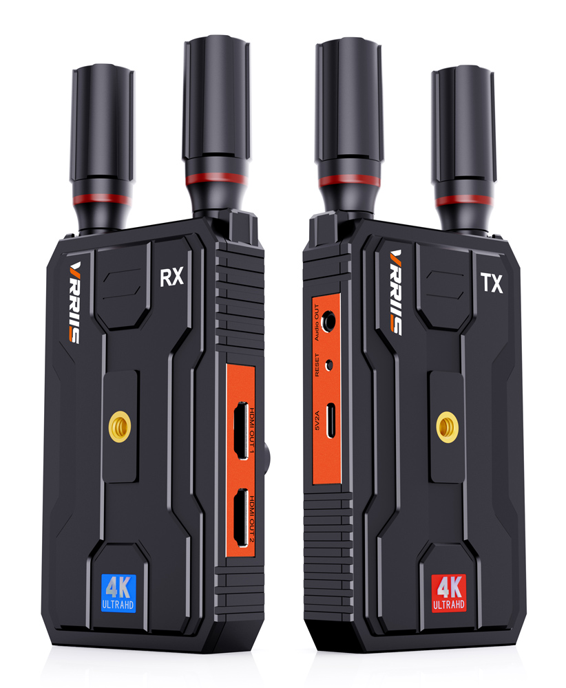 VRRIIS HDMI σύστημα ασύρματης μετάδοσης βίντεο WL097 Pro, 4K, 2.4/5GHz, έως 400m