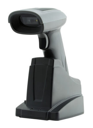 GTCODESTAR barcode scanner X-1901B με βάση, 1D & 2D, ενσύρματο & ασύρματο, Bluetooth, 2000mAh, μαύρο