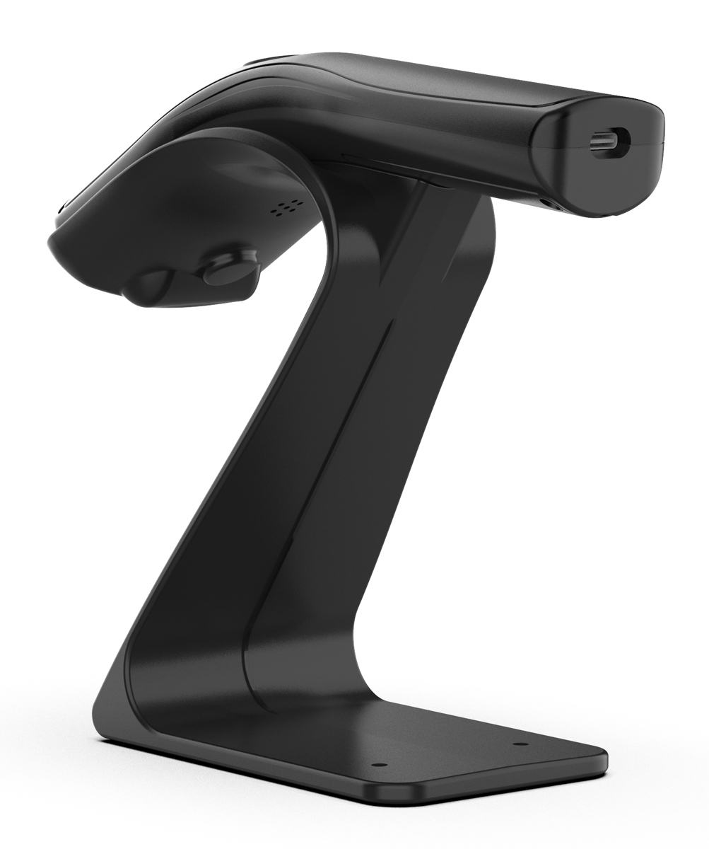 GTCODESTAR barcode scanner X-9200L με βάση, 1D & 2D, ενσύρματο & ασύρματο, Bluetooth, 800mAh, μαύρο - Image 2