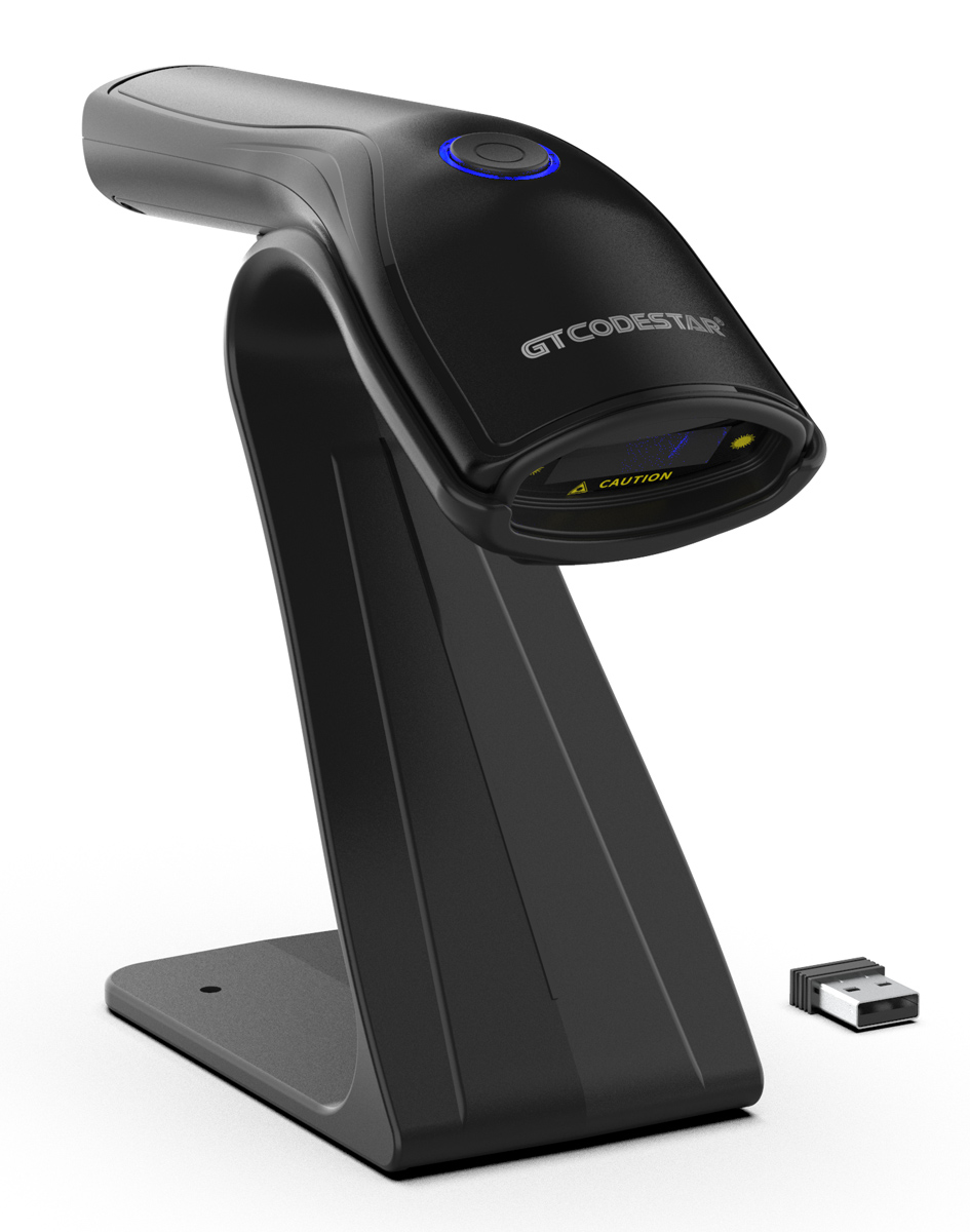 GTCODESTAR barcode scanner X-9200L με βάση, 1D & 2D, ενσύρματο & ασύρματο, Bluetooth, 800mAh, μαύρο - Image 4