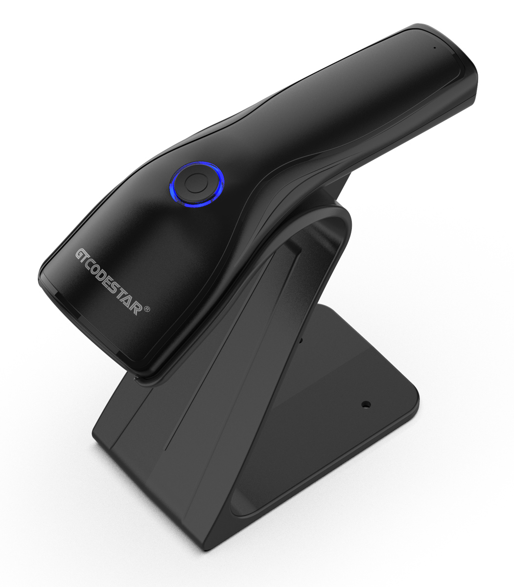 GTCODESTAR barcode scanner X-9200L με βάση, 1D & 2D, ενσύρματο & ασύρματο, Bluetooth, 800mAh, μαύρο - Image 5