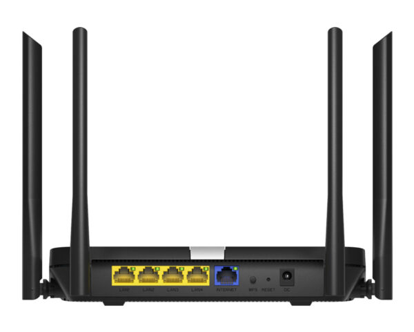CUDY Wi-Fi 6 mesh router X6, AX1800 1800Mbps, 5x Ethernet ports - Image 3