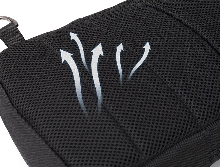 ARCTIC HUNTER τσάντα Crossbody XB00100, USB, 5L, μαύρη - Image 6