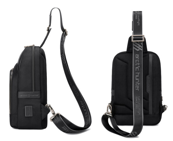 ARCTIC HUNTER τσάντα Crossbody XB00116 με θήκη για tablet, 7L, μαύρη - Image 4