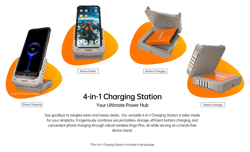 RUGONE smartphone Xever 7 Pro με θερμική εικόνα, 6.67", 12/512GB, 5G, 5550mAh, IP68/IP69K/MIL-STD-810H, μαύρο - Image 3