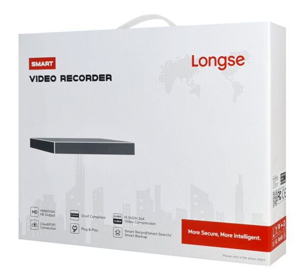 LONGSE XVR υβριδικό καταγραφικό XVR3004C1P, 5MP H.265/H.264, 4 καναλιών - Image 3