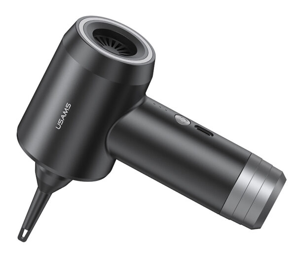 USAMS 2 σε 1 σκουπάκι χειρός & air duster ZB291, 60W, 4000mAh, μαύρο - Image 3