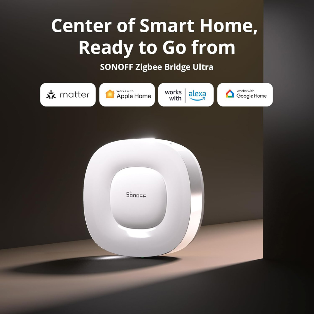 SONOFF smart hub ZBBRIDGE-U, ZigBee, WiFi, λευκό - Image 2
