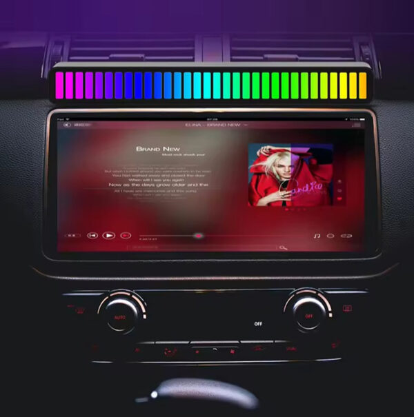 LED φωτορυθμικό φωτιστικό ZS52, RGB, 5W, μαύρο - Image 3