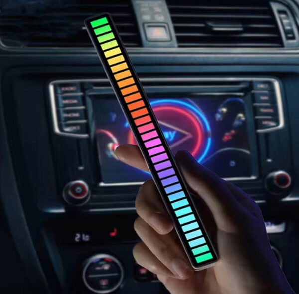 LED φωτορυθμικό φωτιστικό ZS52, RGB, 5W, μαύρο - Image 4